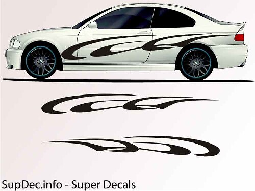 Vinyl Auto Body Graphics EXTERIOR OUTSIDE Decal sticker B736