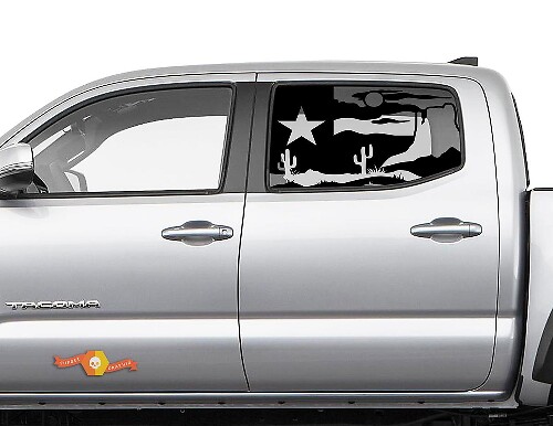Desert Landscape Side Window Vinyl Decal Sticker for Toyota Tacoma