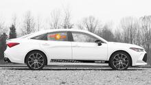 Racing rocker panel stripes vinyl decals stickers for Toyota Avalon
 3
