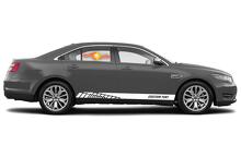 Racing rocker panel stripes vinyl decals stickers for Ford Taurus
 3