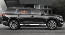 Racing rocker panel stripes vinyl decals stickers for GMC Acadia
 3