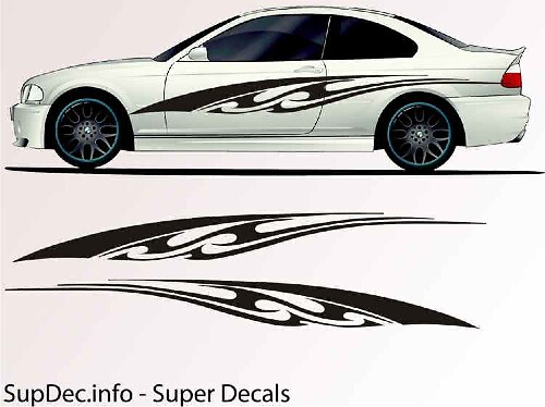 Vinyl Auto Body Graphics EXTERIOR OUTSIDE Decal sticker B746