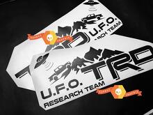TRD-Style UFO Research Team Side Vinyl Decal Sticker for Toyota Tacoma_2