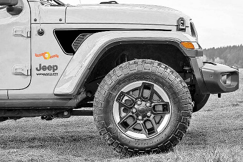 Decorated Stripes Vent Fender Vinyl Decal Sticker for Jeep Wrangler