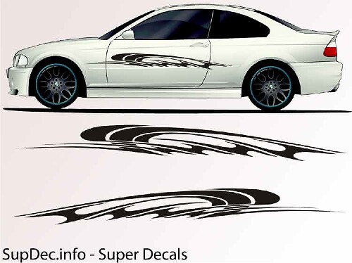 Vinyl Auto Body Graphics EXTERIOR OUTSIDE Decal sticker B751