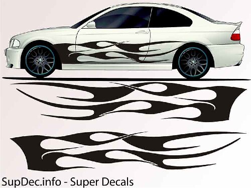 Vinyl Auto Body Graphics EXTERIOR OUTSIDE Decal sticker B752