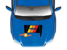  TRD Vintage Style Hood Stripe Vinyl Decal For Toyota Tacoma 2016-2020_2