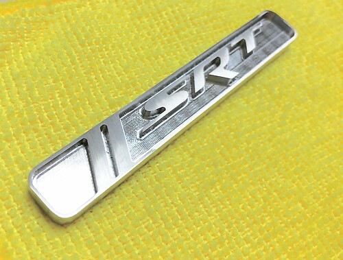 STR Logo Aluminum Universal Badge for Dodge Charger 2015-2026