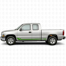 Honeycomb Door & Rocker Panel Vinyl Stripes for Chevrolet Silverado 1500 GMT800 1999-2007_6