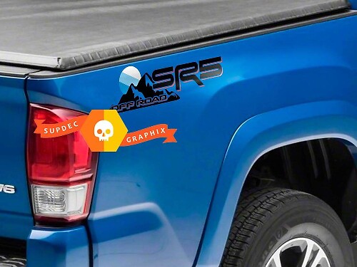 SR5 Off Road Mountain Side Vinyl Decals Kit for Toyota Tacoma Tundra