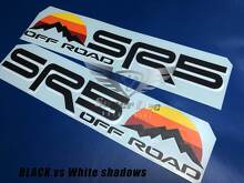 SR5 Off Road Vintage Style Side Vinyl Decals Set for Toyota Tacoma Tundra 4Runner _3