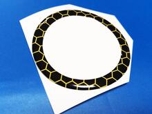 Ignition Ring Around Start Button Honeycomb Logo Scat Pack Scatpack Bee yellow emblem domed Sticker Decal For Dodge Challenger Charger
 3