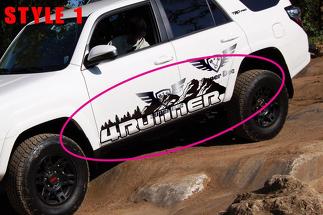 Side Mountains Trees travel Vinyl Sticker Decal fit to Toyota TRD PRO 4Runner
 1