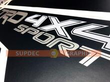 Bedside TRD 4x4 off road vinyl Stickers Decals
 3