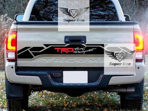 TRD Style Tailgate Vinyl Decal for Toyota Tacoma 2016-2021