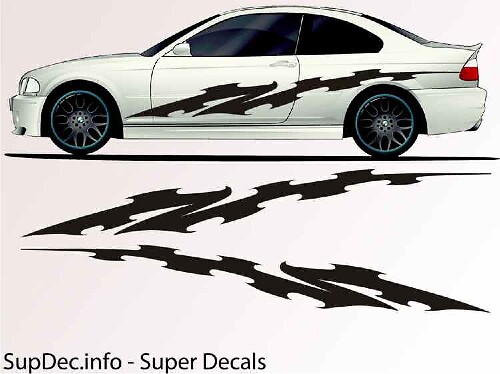 Vinyl Auto Body Graphics EXTERIOR OUTSIDE Decal sticker B785