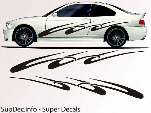 Vinyl Auto Body Graphics EXTERIOR OUTSIDE Decal sticker B789