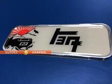 TEQ FJ Cruiser Rising Sun Aluminum 3D Domed Side Badge Emblem_2