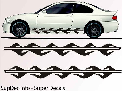 Vinyl Auto Body Graphics EXTERIOR OUTSIDE Decal sticker B799