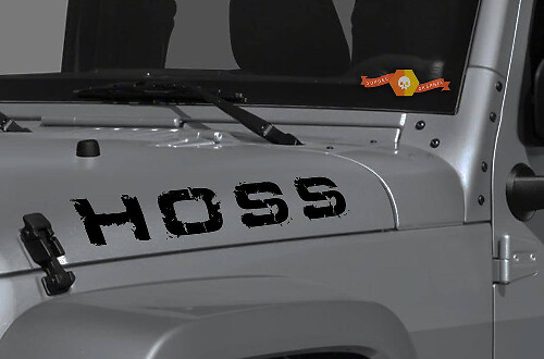 New Jeep Wrangler Gladiator JT JL JLU Rubicon custom Destroyed HOOS accessory Vinyl Sticker Decal Graphic kit for 2018 2021
