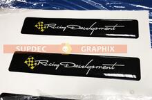 Racing Development emblem domed Sticker Decal for Tacoma Tundra FJ Cruiser fit to TRD
 2