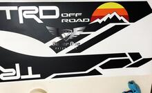 Vintage TRD 4x4 PRO Sport Off Road Side Vinyl Stickers Decal fit to Tacoma 13-2020 or Tundra 13-2020
 2