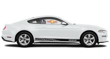 Racing rocker panel stripes vinyl decals stickers for Ford Mustang 2020
 2