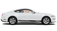 Racing rocker panel stripes vinyl decals stickers for Ford Mustang 2020
 2