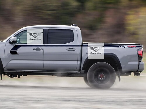 Long stripes for Tacoma TRD 4x4 Off Road Sport Limited Side Vinyl Stickers Decal fit to Tacoma 16-21
