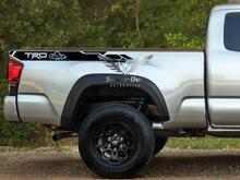 Pair of Custom TRD Casper Side Vinyl Stickers Decal fit to Tacoma 13-20
 2