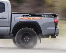 Pair of Bed Side stripe TRD Off Road Vinyl Stickers Decal fit to Tacoma 2013 - 2020
 2