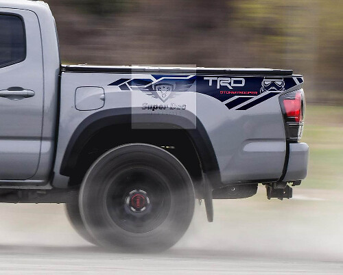 TRD Stormtrooper Bedside Vinyl Decal Sticker for Toyota Tacoma 2013-2020