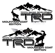 Pair of TRD Mountains Goat Edition Side Vinyl Decals Stickers for Toyota 4Runner Tundra Tacoma FJ Cruiser 2
 2