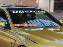 M Performance Style Windshield Banner Vinyl Decal for BMW_2