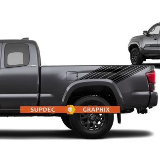 Tacoma Lines Stripes Retro Decal Sticker Graphic Side Bed Stripe Body Kit For Toyota Tacoma 2016-2020 2
