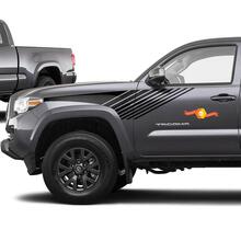 Tacoma Lines Stripes Retro Decal Sticker Graphic Side Bed Stripe Body Kit For Toyota Tacoma 2016-2020 2
 2