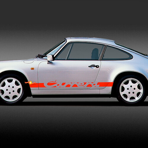 Porsche 911 Carrera Stripes Side Decal Sticker
