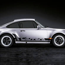 Carrera Lettering Stripes Side Decal Sticker For Porsche 911 2