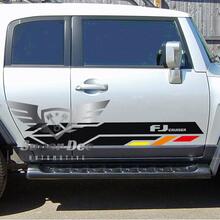 Toyota FJ Cruiser Vintage Side Vinyl Stickers Decal
 2