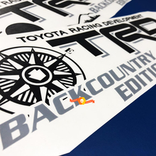 Toyota Racing Development TRD Backcountry edition 4X4 bed side Mountains Compass tree Graphic decals stickers for Tacoma 2016 - 2020
 3