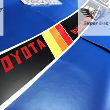 Toyota TRD TEQ Racing Development Vintage Old Style logo Windshield Sticker Decal Sun Strip Visor Windscreen Banner for Tacoma Tundra
 2