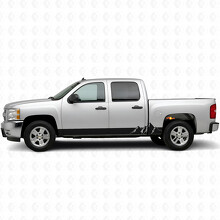 Alpine Ridge Door & Rocker Panel Vinyl Stripes for Chevrolet Silverado 1500 GMT900 2007-2013_2