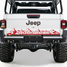 Bed Tailgate Jeep Wrangler JL JLU jls jts Gladiator Rubicon Mountains Vinyl Sticker Decal for 2018-2021
 3