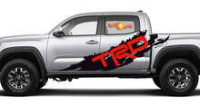 Pair TRD Sport PRO Off Road Splash 2 colors for Tacoma Side Vinyl Stickers Decal fit to Toyota Tacoma Tundra
 2
