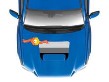 Toyota Tacoma TRD Sport PRO Hood Scoop Racing Tricolor Sticker Decal Graphics 2016 2017 2018 2019 2020
 2