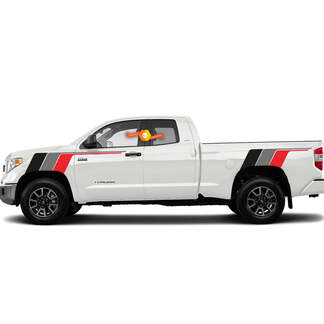Kit Of Toyota Tundra TRD Back To The Future retro vintage stripe kit Sport 4x4 Off Road PRO Sticker Decal