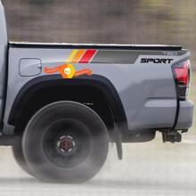 Pair TRD Sport PRO Off Road Vintage stripes for Tacoma Side Vinyl Stickers Decal fit to Toyota Tacoma 2005–2020 New
 2