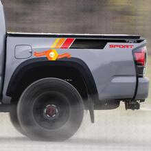 Pair TRD Sport PRO Off Road Vintage stripes for Tacoma Side Vinyl Stickers Decal fit to Toyota Tacoma 2005–2020 New
 3