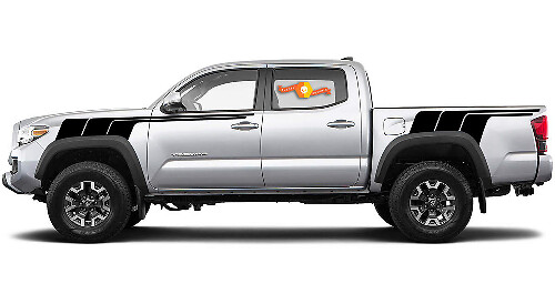Ivan Stewart Style Stripes Side Vinyl Decal Sticker for Toyota Tacoma 2015-2023