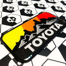 New Toyota Overland Mountains Vintage Colors Badge Emblem Domed Sticker Decal with High Impact Polystyrene
 2